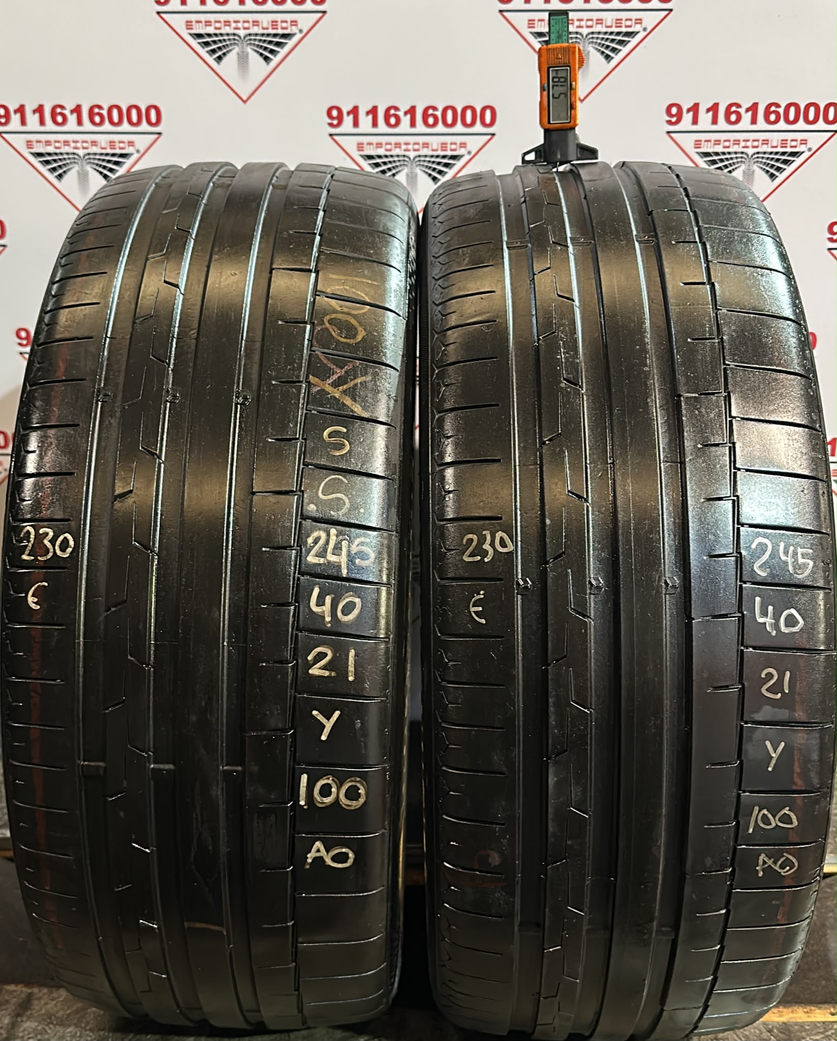 CONTINENTAL SPORTCONTACT6 USADO  245/40 R21 100 Y
